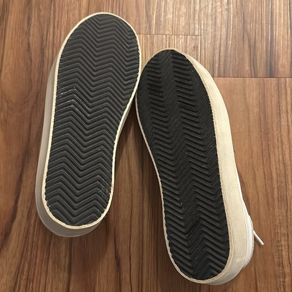 Golden Goose All Hi Star Sneakers with Light Blue Glitter Star and Zebra Print - Picture 9 of 11